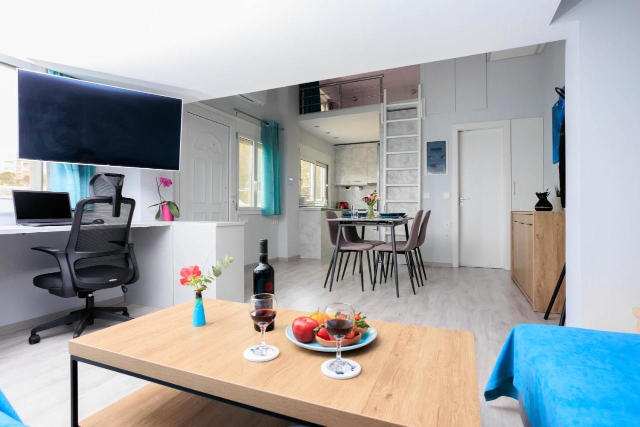 Electra Modern Apartment With Cozy Garden Iraklio Exteriér fotografie